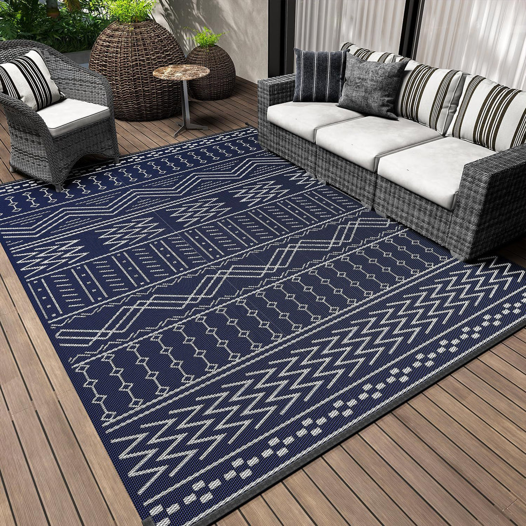 Outdoor Streifenmuster Patio Matte