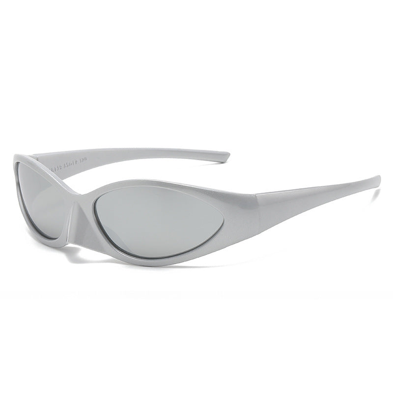 Damen Sportliche Sonnenbrille mit aerodynamic Design Karnz
