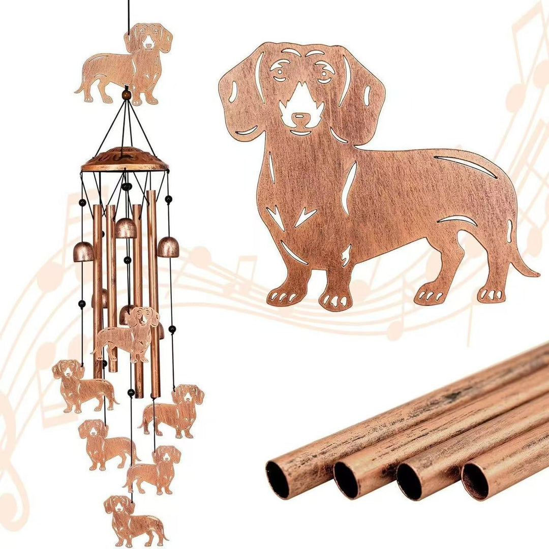 Dekorativer Windspiel mit Dackel-Design Karnz