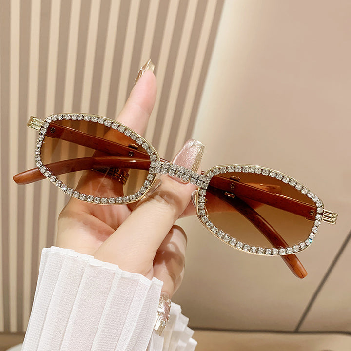 Damen Sonnenbrille im eleganten Glamour-Stil Karnz