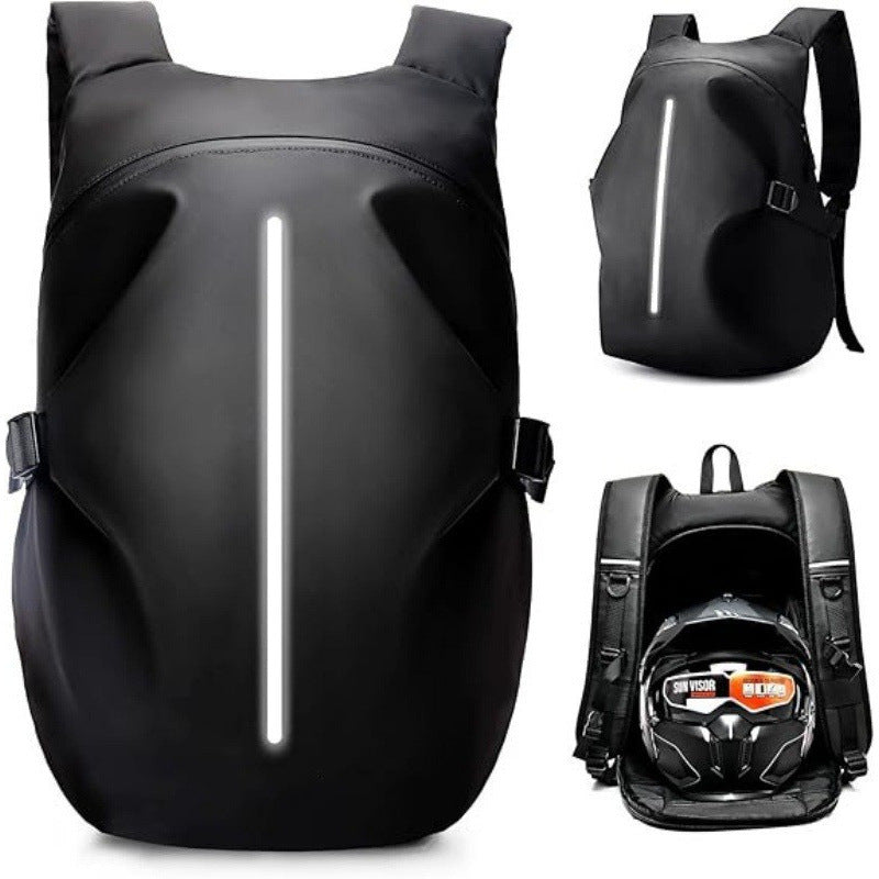 Multifunktionaler Motorrad-Rucksack mit Integrierter Helmtasche Karnz