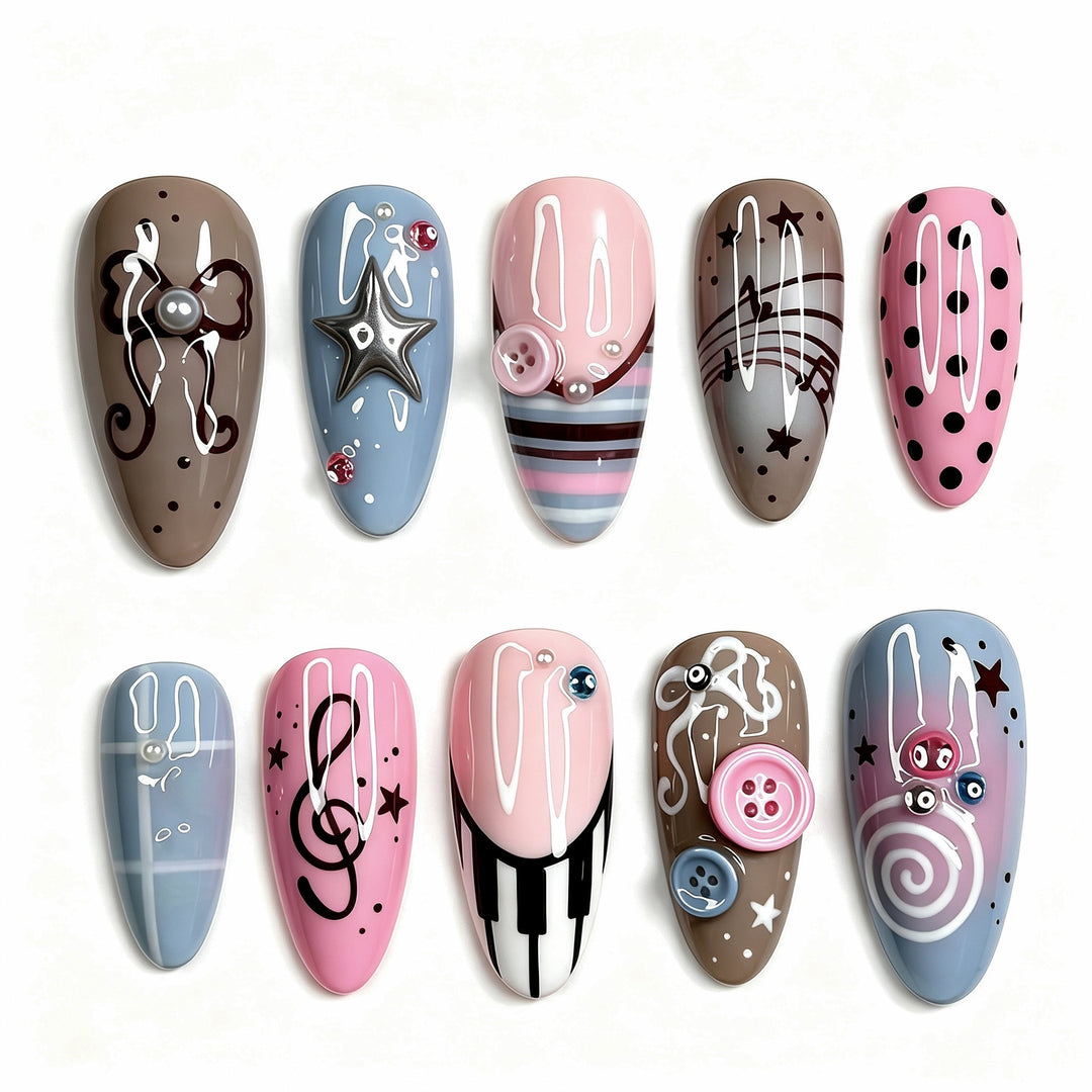 Kreative Nagelüberzüge