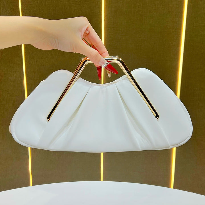 Elegante Raffung Handtasche