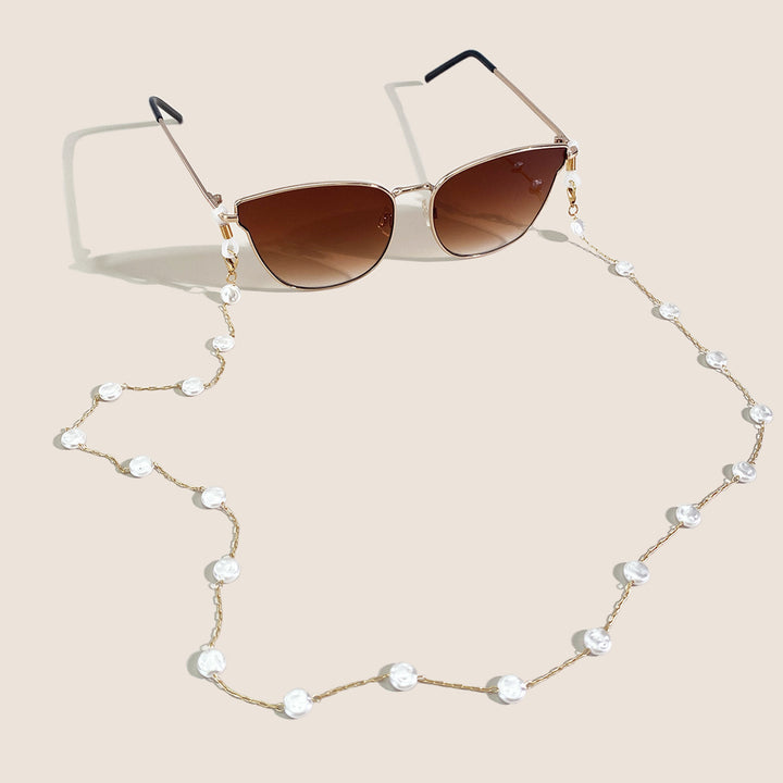 Elegante perlenverknüpfte Brillen Kette Karnz