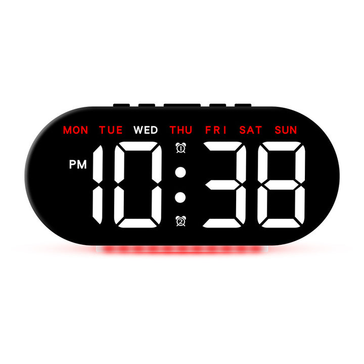 Digitaler Wecker mit Großem Led-Display und Multifunktionaler Anzeige Karnz