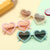 Damen Herzförmige Fashion-Sonnenbrille Karnz