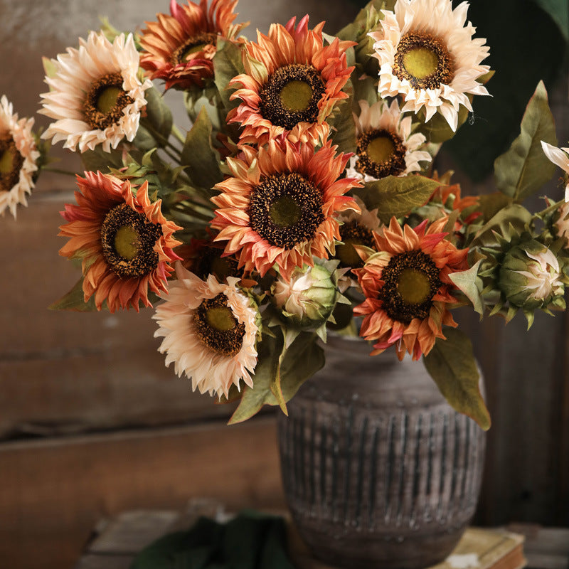 Künstlicher Sonnenblumenstrauß Karnz