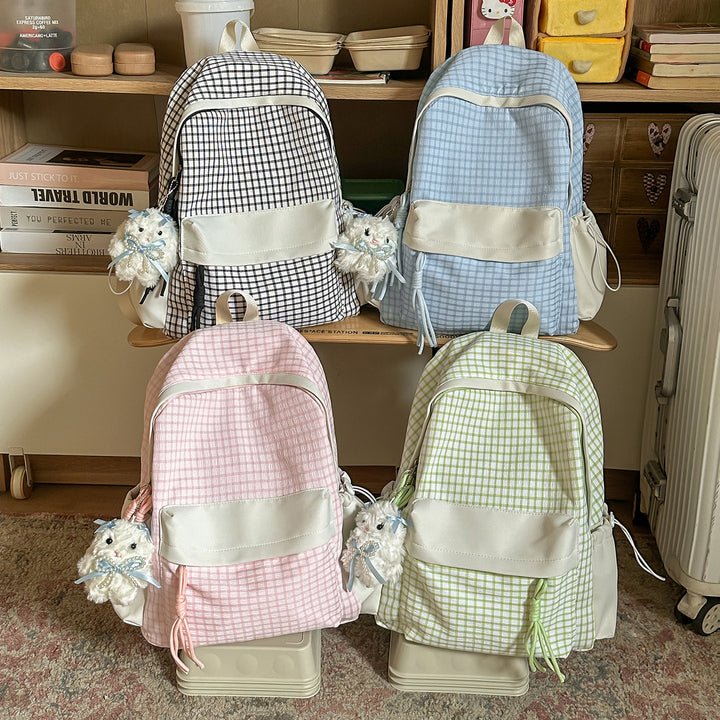 Texturierten Freizeit-Rucksack mit Charm Karnz
