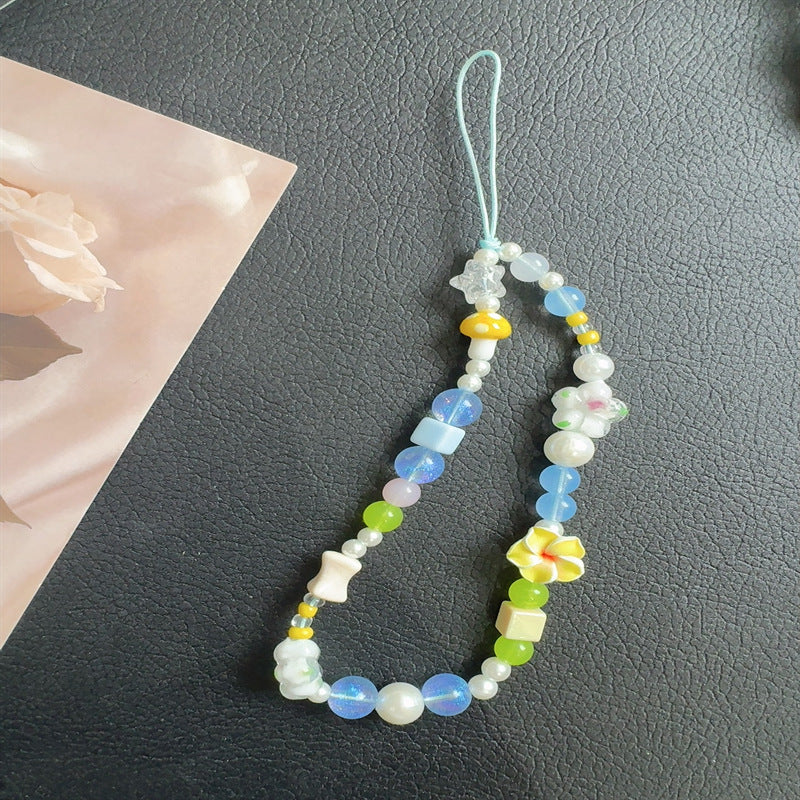 Farbige Charm Perlen Halskette Karnz