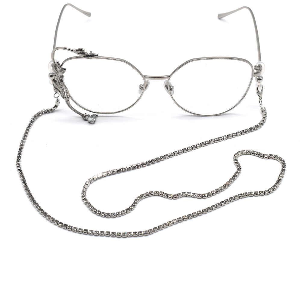 Elegante mit Strass verzierten Brillenketten Karnz