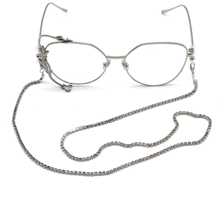 Elegante mit Strass verzierten Brillenketten Karnz