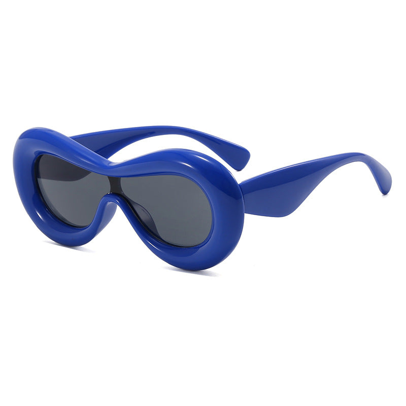 Damen futuristische Design-Sonnenbrille Karnz