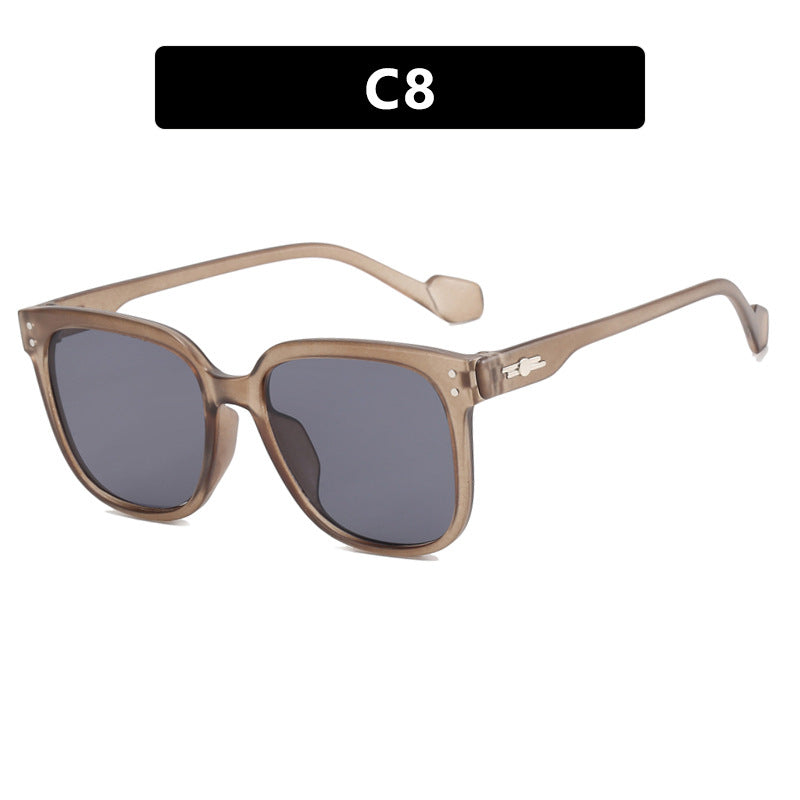 Damen quadratische Sonnenbrille mit sanften Farbverlauf und schützendem UV-Filter Karnz