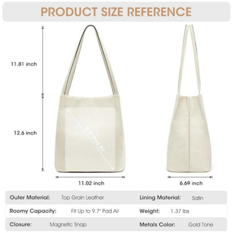 Stilvolle Leder Hobo-Handtasche Karnz
