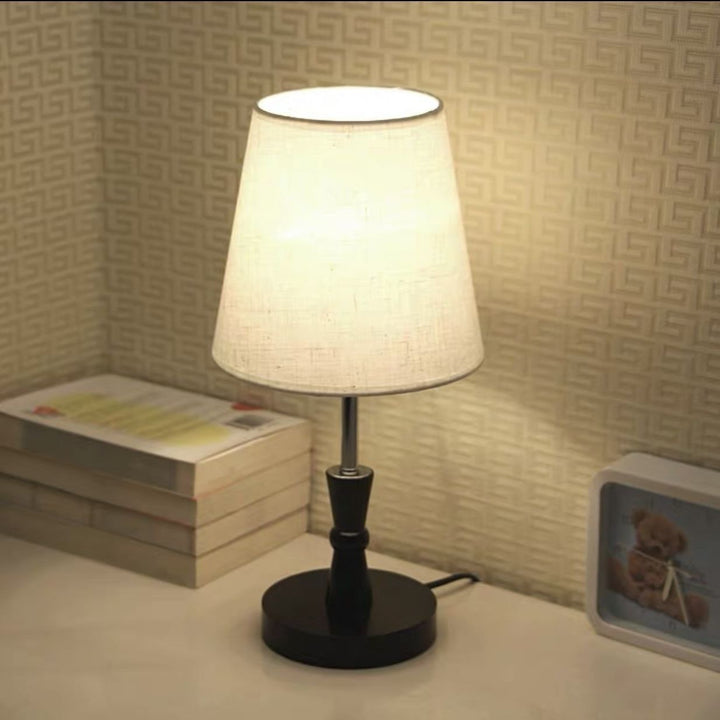 Moderne Stoffschirm Tischlampe