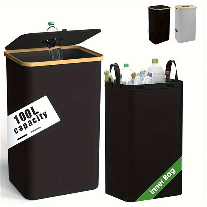 Praktischer Abfall- und Recyclingbehälter Karnz
