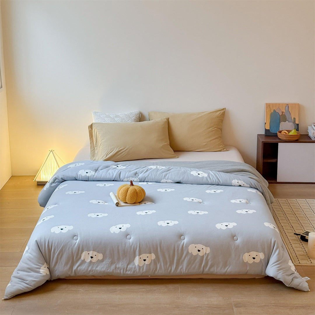 Gepolsterte Futon‑Matratzenauflage mit niedlichem Katzenmuster