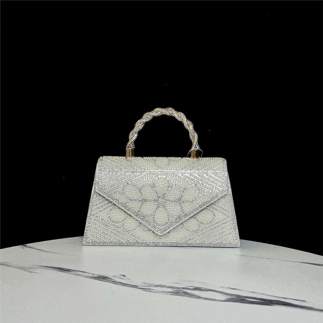 Strass-besetzte Abendhandtasche
