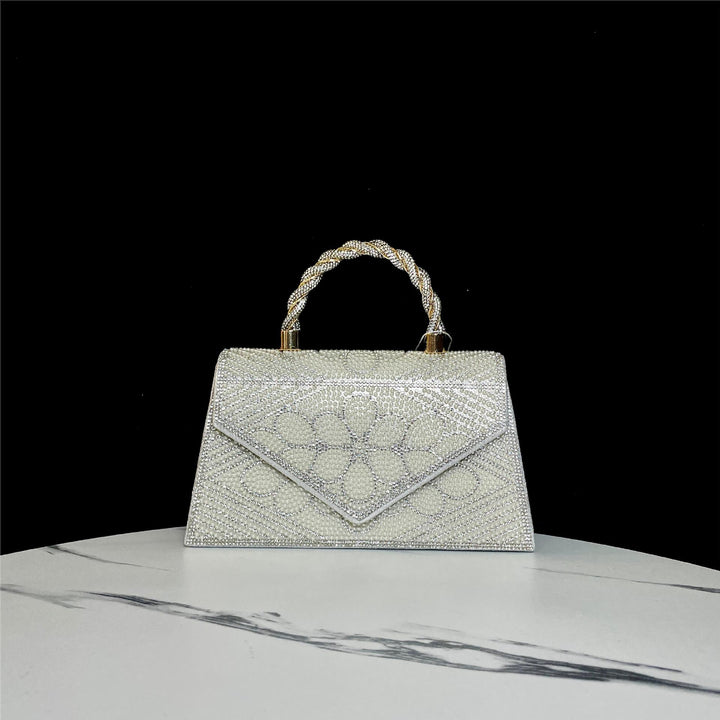Strass-besetzte Abendhandtasche