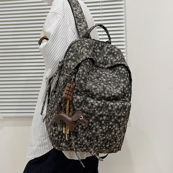 Geräumiger Rucksack mit Sternmuster Karnz