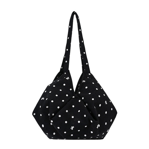 Moderne gepunktete Schultertasche