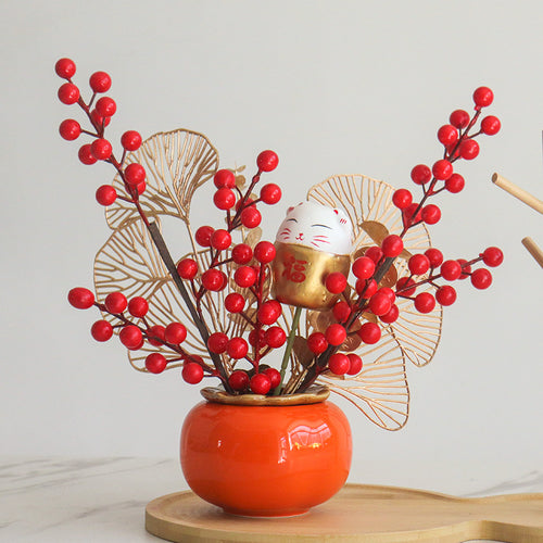Heimdekorative Blumenarrangement