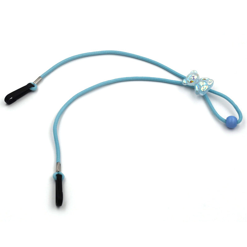 Verstellbarer Brillenhalter mit Perlendetail Karnz