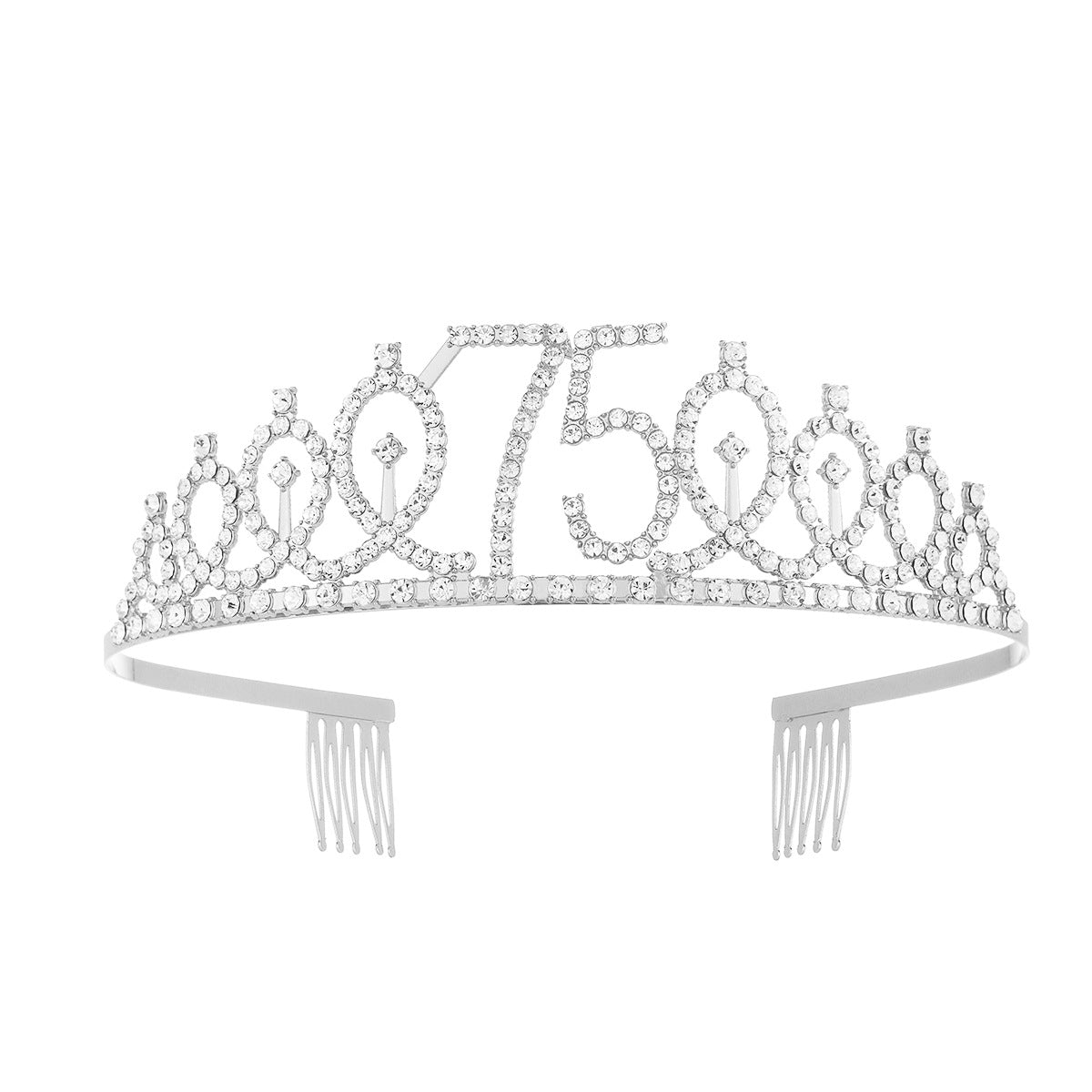 Damen Kristallverzierte Tiara mit elegantem Design Karnz