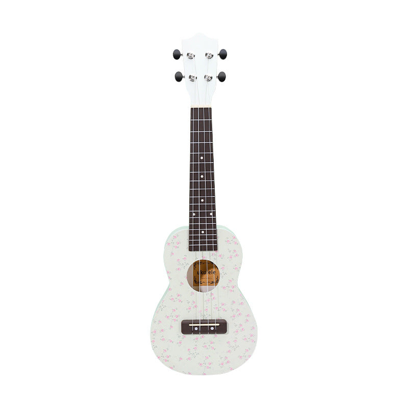 Blumenmuster Ukulele Karnz