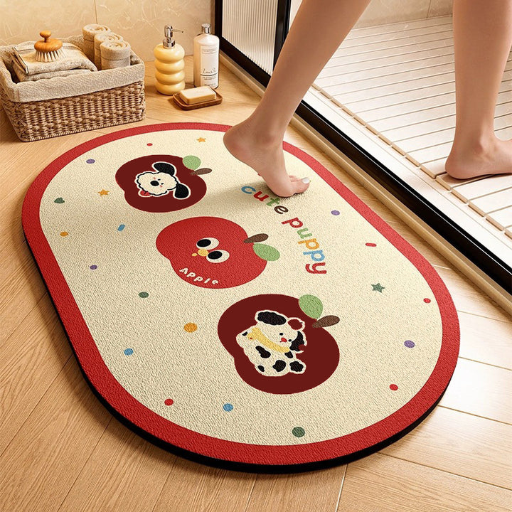 Niedlicher Tier-Motiv Memory Foam Badematte Karnz