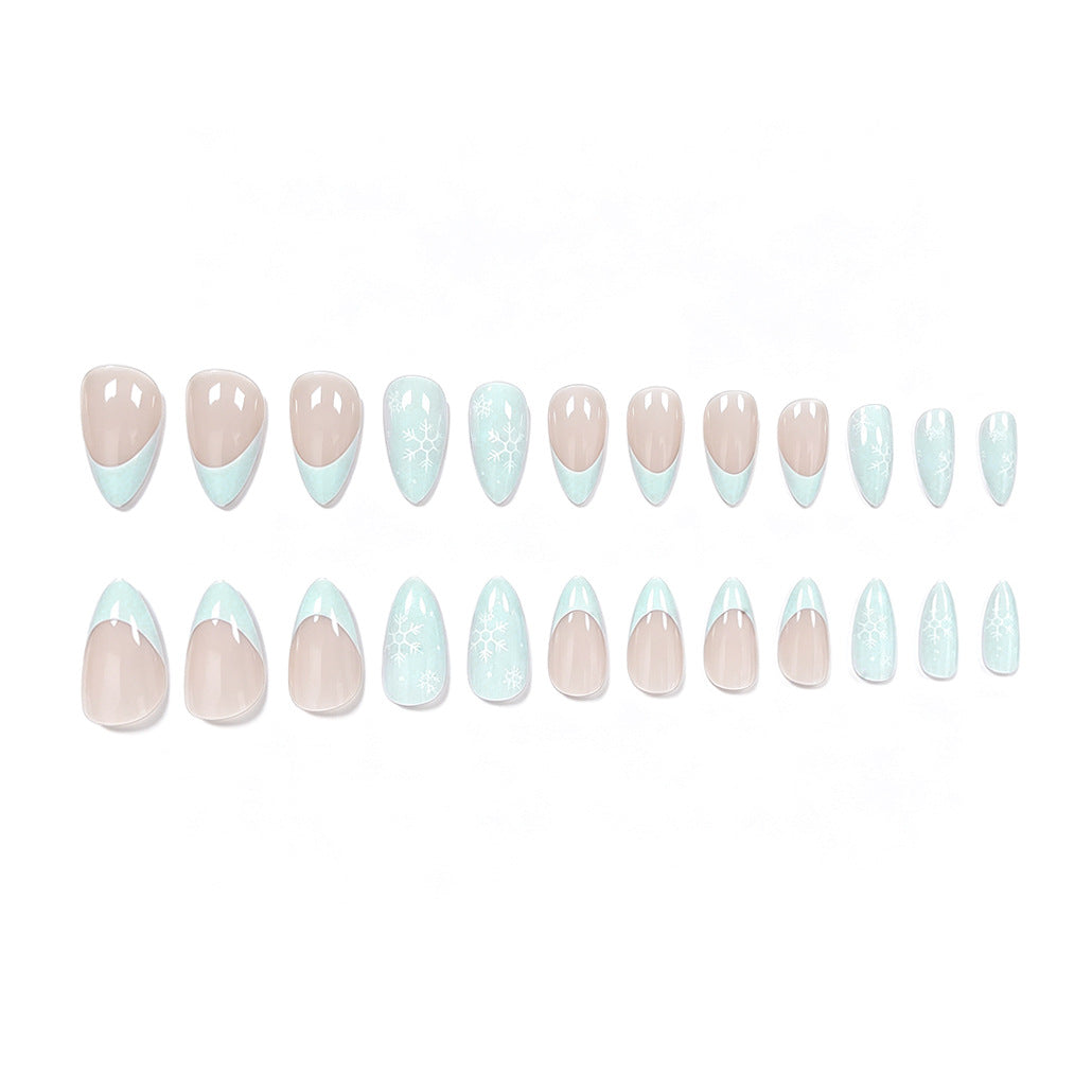 Künstlerische French Tip Acrylnagelverstärkungen Karnz