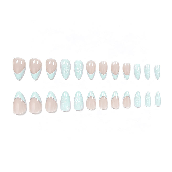 Künstlerische French Tip Acrylnagelverstärkungen Karnz