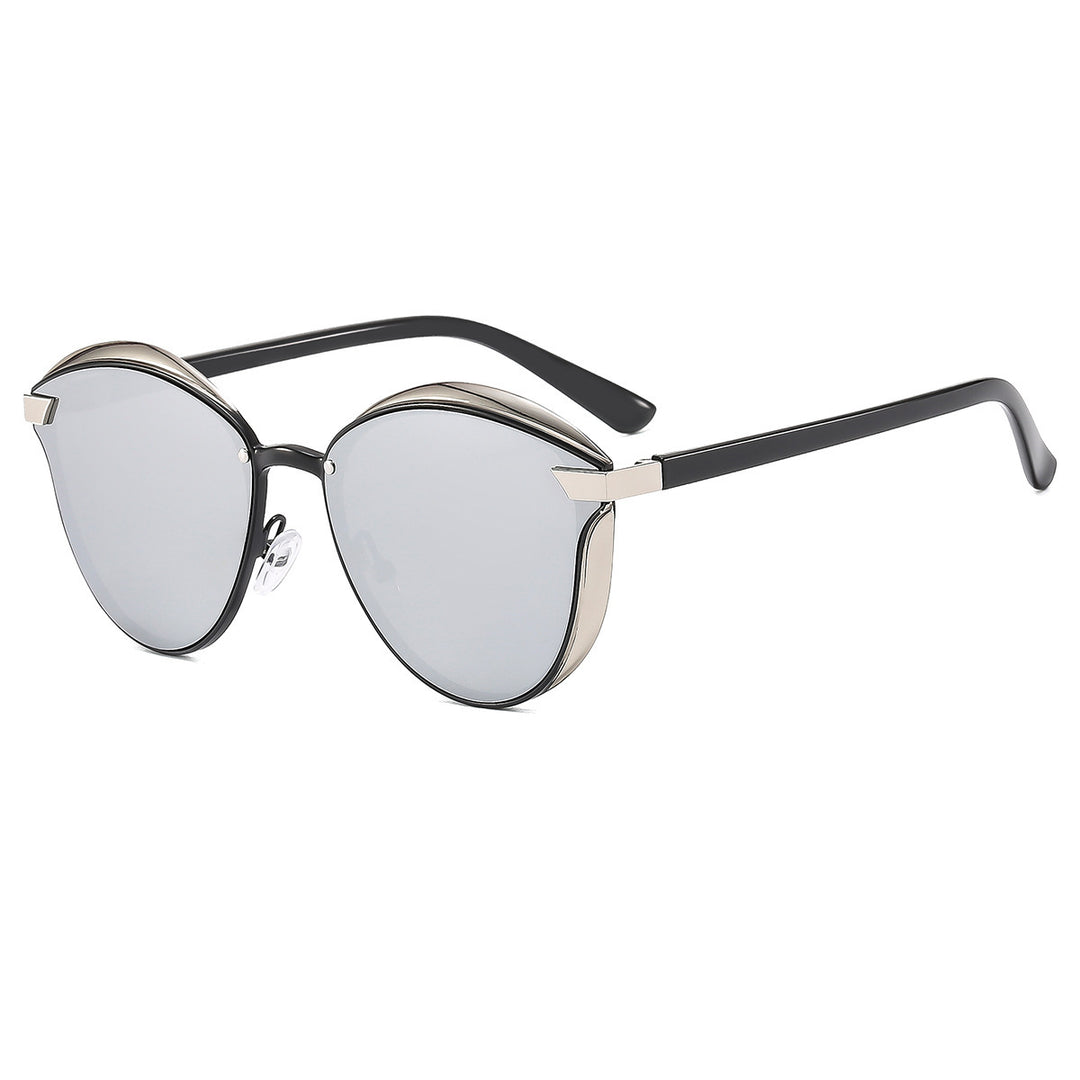 Damen Designer-Sonnenbrille mit edlem Facettendesign und hochwertigem UV-Schutz Karnz