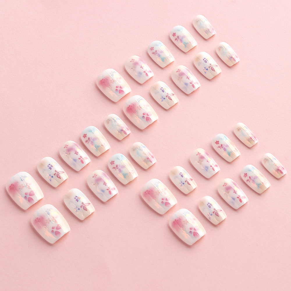 Künstlerisches Floral Nagelkunst Set Karnz