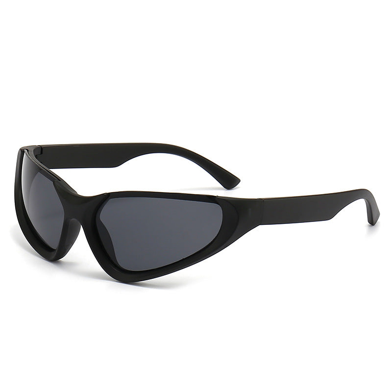 Damen sportive Sonnenbrille mit aerodynamischem Design Karnz