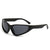 Damen sportive Sonnenbrille mit aerodynamischem Design Karnz