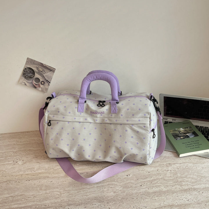 Stylische Punktedruck Reise-Duffel
