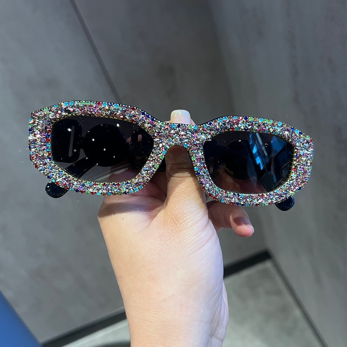 Damen Glamouröse Sonnenbrille Karnz