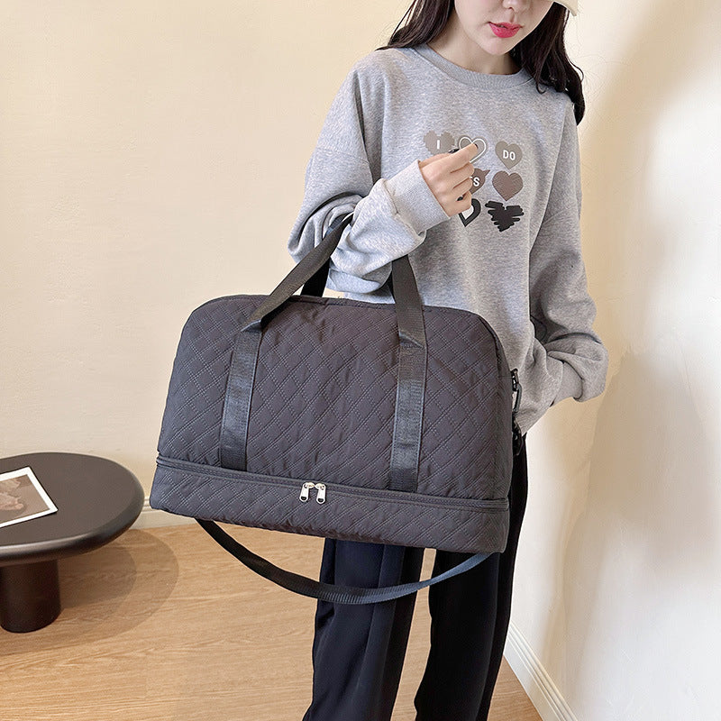 Stylische gesteppt Reis-Duffle Karnz