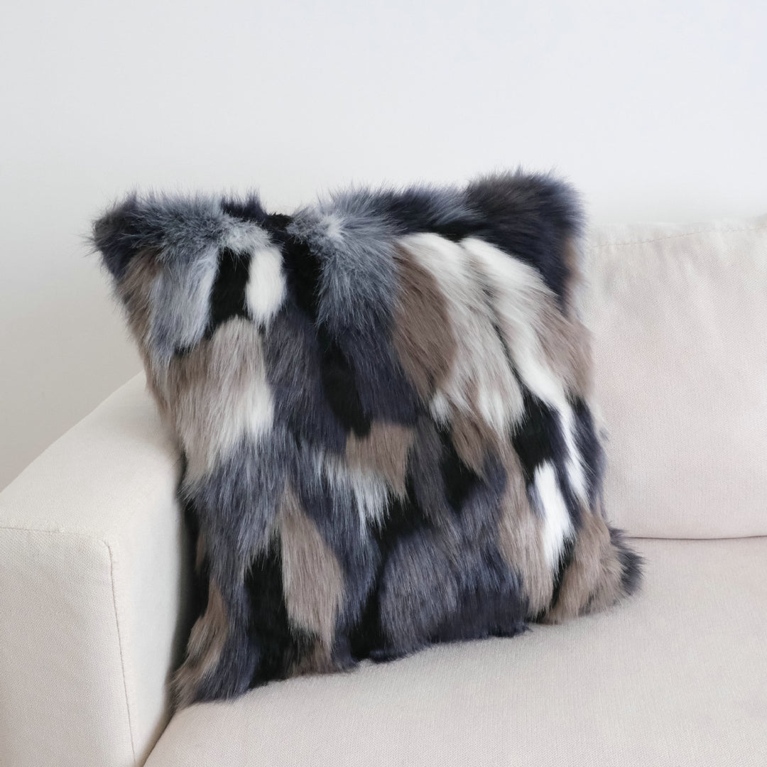 Faux-Fur-Akzentkissen für die Wohnkultur