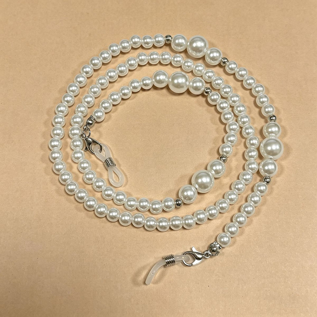 Elegante Perl Brillen Kette Karnz