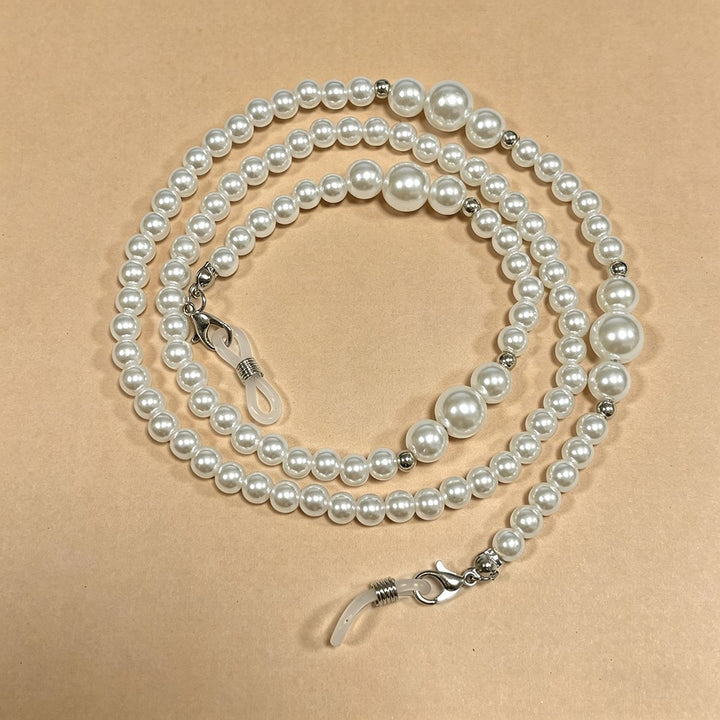 Elegante Perl Brillen Kette Karnz