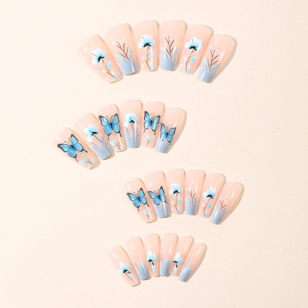Künstlerisches 3D Schmetterling Nagelkunst Set Karnz