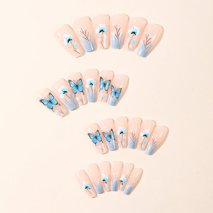 Künstlerisches 3D Schmetterling Nagelkunst Set Karnz