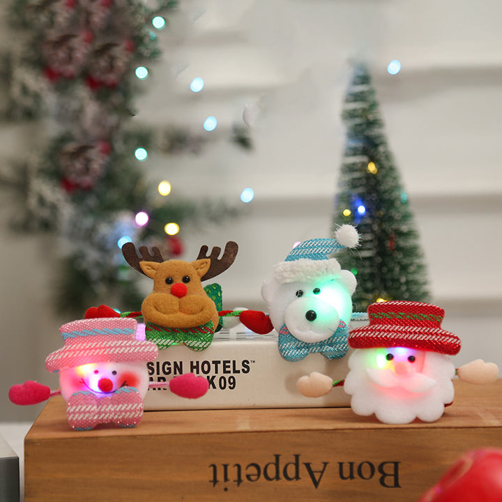 Kreative Weihnachtswristband mit Schneemann-Motiv Karnz