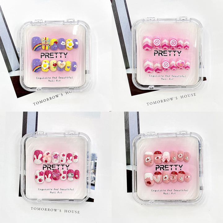 Dekoratives Press-On Nagelset Karnz