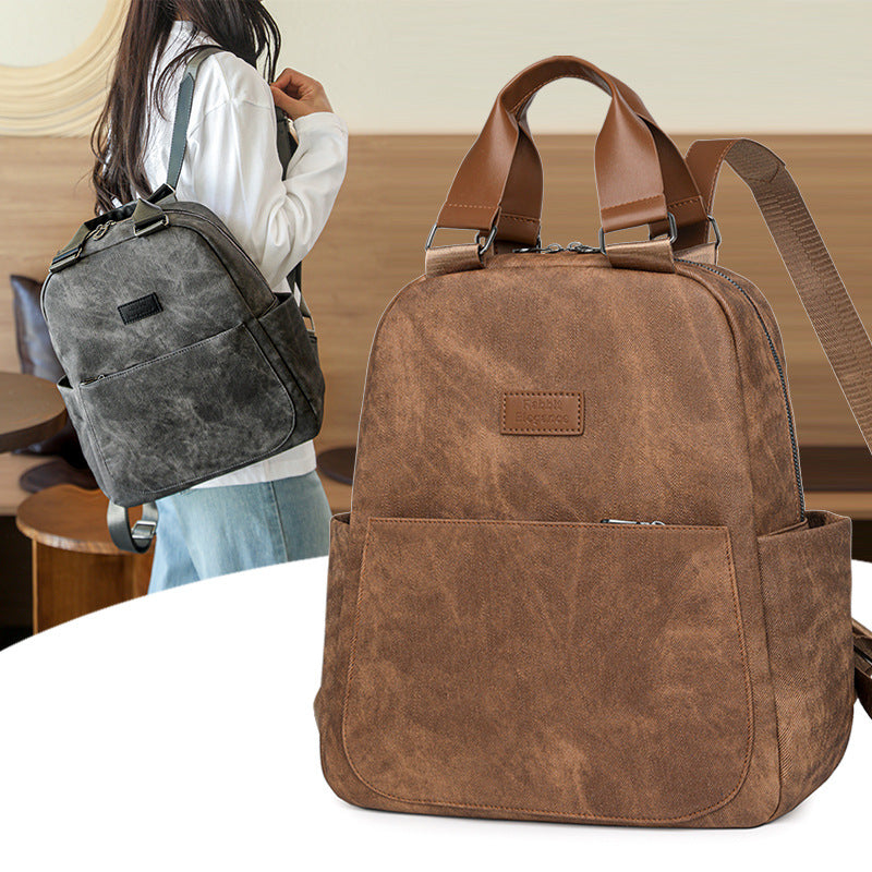 Vintage-inspirierter multifunktionaler Rucksack Karnz