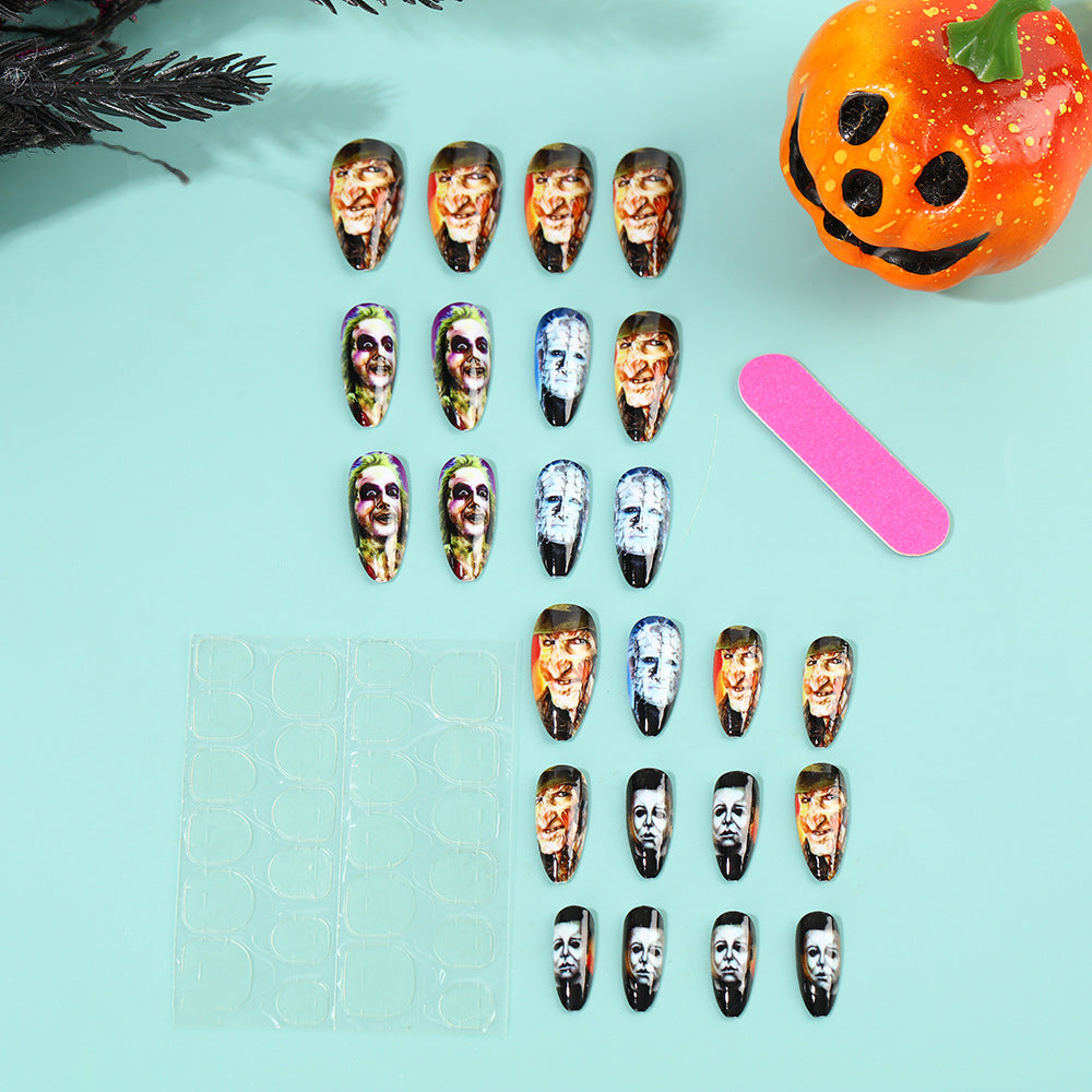 Kreative Halloween Kunstnägel Set Karnz