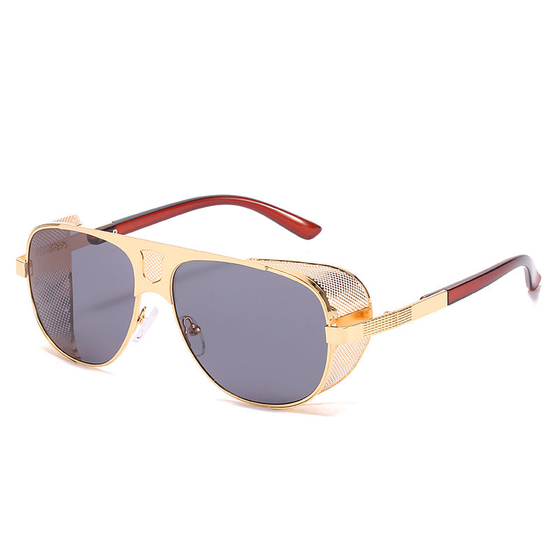Damen Sportsonnenbrille mit innovativem Netzrahmen und polarisierenden Gläsern Karnz