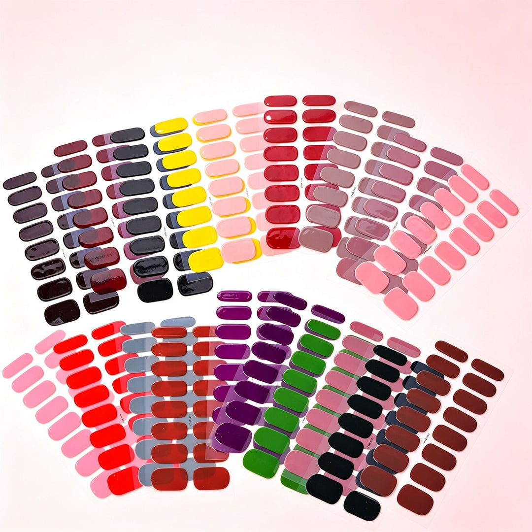 Premium Glänzendes Press-On-Nagel-Set